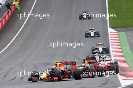 Max Verstappen (NLD) Red Bull Racing RB12. 03.07.2016. Formula 1 World Championship, Rd 9, Austrian Grand Prix, Spielberg, Austria, Race Day.