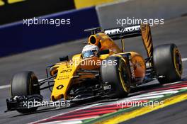 Kevin Magnussen (DEN) Renault Sport F1 Team RS16. 02.07.2016. Formula 1 World Championship, Rd 9, Austrian Grand Prix, Spielberg, Austria, Qualifying Day.