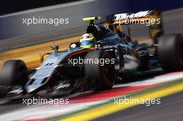 Sergio Perez (MEX) Sahara Force India F1 VJM09. 02.07.2016. Formula 1 World Championship, Rd 9, Austrian Grand Prix, Spielberg, Austria, Qualifying Day.