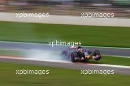 Daniil Kvyat (RUS) Scuderia Toro Rosso STR11 crashed during qualifying. 02.07.2016. Formula 1 World Championship, Rd 9, Austrian Grand Prix, Spielberg, Austria, Qualifying Day.