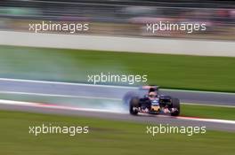 Daniil Kvyat (RUS) Scuderia Toro Rosso STR11 crashed during qualifying. 02.07.2016. Formula 1 World Championship, Rd 9, Austrian Grand Prix, Spielberg, Austria, Qualifying Day.