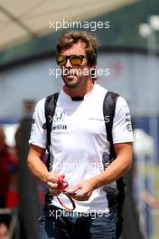 Fernando Alonso (ESP), McLaren Honda  30.06.2016. Formula 1 World Championship, Rd 9, Austrian Grand Prix, Spielberg, Austria, Preparation Day.