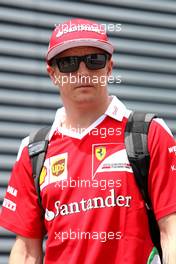 Kimi Raikkonen (FIN), Scuderia Ferrari  30.06.2016. Formula 1 World Championship, Rd 9, Austrian Grand Prix, Spielberg, Austria, Preparation Day.