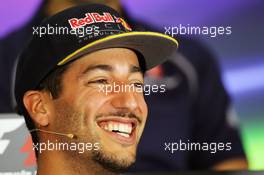 Daniel Ricciardo (AUS) Red Bull Racing in the FIA Press Conference. 30.06.2016. Formula 1 World Championship, Rd 9, Austrian Grand Prix, Spielberg, Austria, Preparation Day.