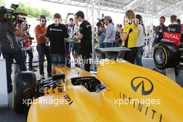 Kevin Magnussen (DEN), Renault Sport F1 Team and Jolyon Palmer (GBR), Renault Sport F1 Team  30.06.2016. Formula 1 World Championship, Rd 9, Austrian Grand Prix, Spielberg, Austria, Preparation Day.