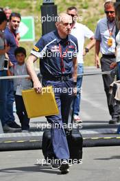 Franz Tost (AUT) Scuderia Toro Rosso Team Principal. 30.06.2016. Formula 1 World Championship, Rd 9, Austrian Grand Prix, Spielberg, Austria, Preparation Day.