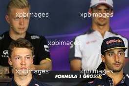 Daniil Kvyat (RUS), Scuderia Toro Rosso and Daniel Ricciardo (AUS), Red Bull Racing  30.06.2016. Formula 1 World Championship, Rd 9, Austrian Grand Prix, Spielberg, Austria, Preparation Day.