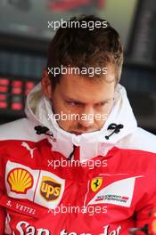 Sebastian Vettel (GER) Ferrari. 22.02.2016. Formula One Testing, Day One, Barcelona, Spain. Monday.