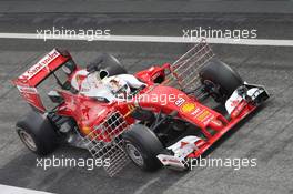 Sebastian Vettel (GER)  Ferrari SF16-H. 22.02.2016. Formula One Testing, Day One, Barcelona, Spain. Monday.