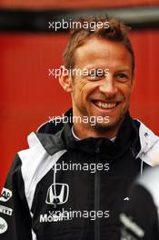 Jenson Button (GBR) McLaren. 22.02.2016. Formula One Testing, Day One, Barcelona, Spain. Monday.