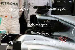 Mercedes AMG F1 W07 Hybrid cockpit detail. 22.02.2016. Formula One Testing, Day One, Barcelona, Spain. Monday.