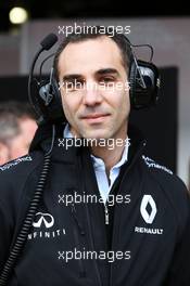 Cyril Abiteboul (FRA) Renault Sport F1 Managing Director. 22.02.2016. Formula One Testing, Day One, Barcelona, Spain. Monday.