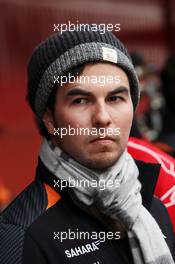 Sergio Perez (MEX) Sahara Force India F1. 22.02.2016. Formula One Testing, Day One, Barcelona, Spain. Monday.