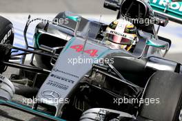 Lewis Hamilton (GBR), Mercedes AMG F1 Team  22.02.2016. Formula One Testing, Day One, Barcelona, Spain. Monday.