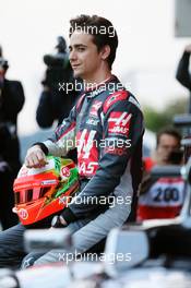 Esteban Gutierrez (MEX) Haas F1 Team at the Haas VF-16 unveiling. 22.02.2016. Formula One Testing, Day One, Barcelona, Spain. Monday.
