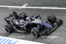 Carlos Sainz Jr (ESP) Scuderia Toro Rosso STR11. 22.02.2016. Formula One Testing, Day One, Barcelona, Spain. Monday.