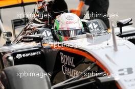 Alfonso Celis Jr (MEX) Sahara Force India F1 VJM09 Development Driver. 22.02.2016. Formula One Testing, Day One, Barcelona, Spain. Monday.