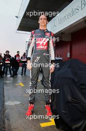 Esteban Gutierrez (MEX) Haas F1 Team. 22.02.2016. Formula One Testing, Day One, Barcelona, Spain. Monday.