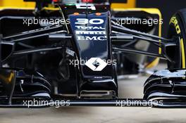 Renault Sport F1 Team R16 nosecone. 22.02.2016. Formula One Testing, Day One, Barcelona, Spain. Monday.