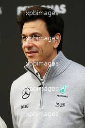 Toto Wolff (GER) Mercedes AMG F1 Shareholder and Executive Director. 22.02.2016. Formula One Testing, Day One, Barcelona, Spain. Monday.