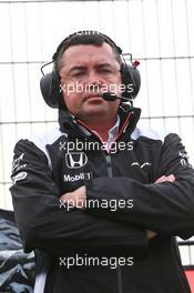 Eric Boullier (FRA) McLaren Racing Director. 22.02.2016. Formula One Testing, Day One, Barcelona, Spain. Monday.