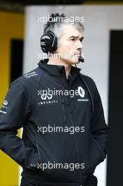 Nick Chester (GBR) Renault Sport F1 Team Chassis Technical Director. 22.02.2016. Formula One Testing, Day One, Barcelona, Spain. Monday.