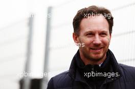 Christian Horner (GBR) Red Bull Racing Team Principal. 22.02.2016. Formula One Testing, Day One, Barcelona, Spain. Monday.