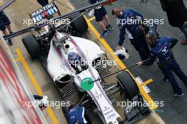 Valtteri Bottas (FIN) Williams FW38. 22.02.2016. Formula One Testing, Day One, Barcelona, Spain. Monday.