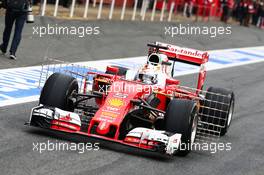 Sebastian Vettel (GER)  Ferrari SF16-H. 22.02.2016. Formula One Testing, Day One, Barcelona, Spain. Monday.