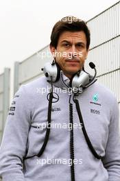 Toto Wolff (GER) Mercedes AMG F1 Shareholder and Executive Director. 22.02.2016. Formula One Testing, Day One, Barcelona, Spain. Monday.