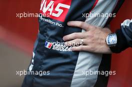 Romain Grosjean (FRA) Haas F1 Team. 22.02.2016. Formula One Testing, Day One, Barcelona, Spain. Monday.