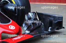 Haas VF-16 front wing detail. 22.02.2016. Formula One Testing, Day One, Barcelona, Spain. Monday.