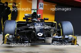 Renault Sport F1 Team RS16 is unveiled. 22.02.2016. Formula One Testing, Day One, Barcelona, Spain. Monday.