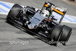 Alfonso Celis Jr (MEX) Sahara Force India F1 22.02.2016. Formula One Testing, Day One, Barcelona, Spain. Monday.
