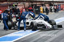 Felipe Massa (BRA) Williams FW38. 25.02.2016. Formula One Testing, Day Four, Barcelona, Spain. Thursday.