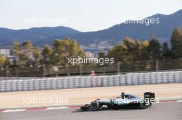 Nico Rosberg (GER) Mercedes AMG F1 W07 Hybrid. 25.02.2016. Formula One Testing, Day Four, Barcelona, Spain. Thursday.