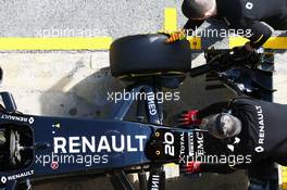 Kevin Magnussen (DEN) Renault Sport F1 Team RS16. 25.02.2016. Formula One Testing, Day Four, Barcelona, Spain. Thursday.