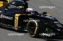 Kevin Magnussen (DEN) Renault Sport F1 Team RS16. 25.02.2016. Formula One Testing, Day Four, Barcelona, Spain. Thursday.