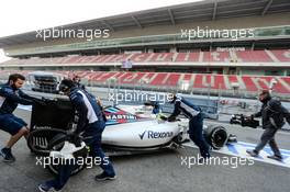 Felipe Massa (BRA) Williams FW38. 25.02.2016. Formula One Testing, Day Four, Barcelona, Spain. Thursday.