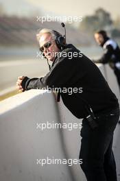 Gene Haas (USA) Haas Automotion President. 25.02.2016. Formula One Testing, Day Four, Barcelona, Spain. Thursday.