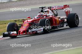 Kimi Raikkonen (FIN), Scuderia Ferrari  25.02.2016. Formula One Testing, Day Four, Barcelona, Spain. Thursday.