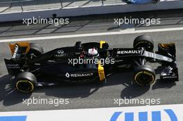 Kevin Magnussen (DEN) Renault Sport F1 Team RS16. 25.02.2016. Formula One Testing, Day Four, Barcelona, Spain. Thursday.