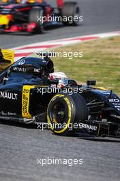 Kevin Magnussen (DEN) Renault Sport F1 Team RS16. 25.02.2016. Formula One Testing, Day Four, Barcelona, Spain. Thursday.