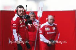 Ferrari mechanics. 25.02.2016. Formula One Testing, Day Four, Barcelona, Spain. Thursday.