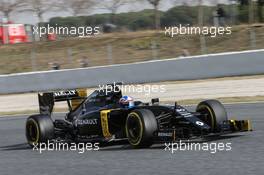 Jolyon Palmer (GBR) Renault Sport F1 Team RS16. 23.02.2016. Formula One Testing, Day Two, Barcelona, Spain. Tuesday.