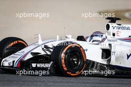 Valtteri Bottas (FIN) Williams FW38. 23.02.2016. Formula One Testing, Day Two, Barcelona, Spain. Tuesday.