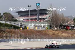 egy. 23.02.2016. Formula One Testing, Day Two, Barcelona, Spain. Tuesday.
