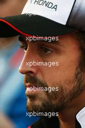 Fernando Alonso (ESP) McLaren. 23.02.2016. Formula One Testing, Day Two, Barcelona, Spain. Tuesday.