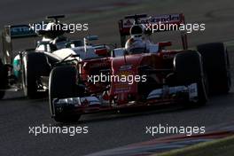 Sebastian Vettel (GER), Scuderia Ferrari  23.02.2016. Formula One Testing, Day Two, Barcelona, Spain. Tuesday.