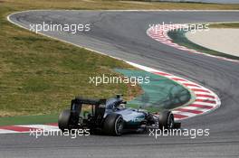 Lewis Hamilton (GBR) Mercedes AMG F1 W07 Hybrid. 24.02.2016. Formula One Testing, Day Three, Barcelona, Spain. Wednesday.